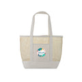 Canvas Mesh Tote