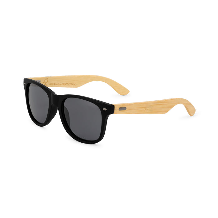 CapeShades Recycled Bamboo Sunglasses Black Frame