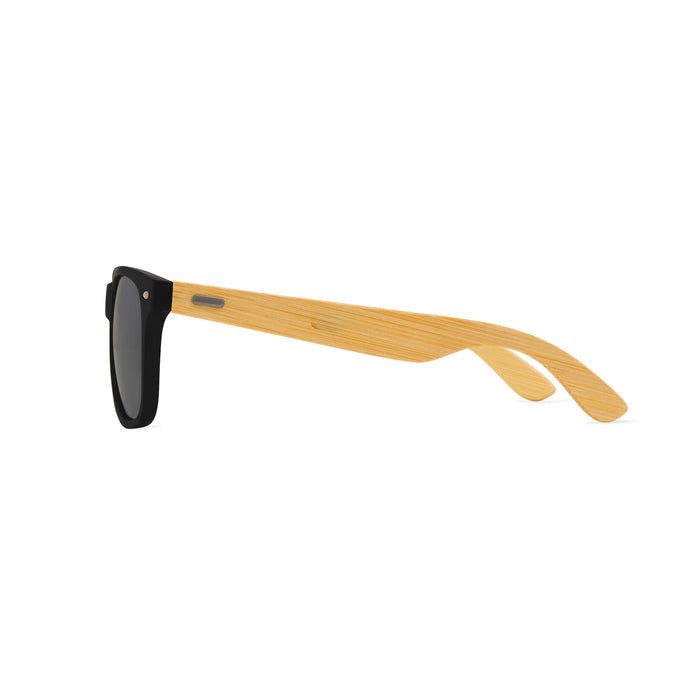 CapeShades Recycled Bamboo Sunglasses Black Frame