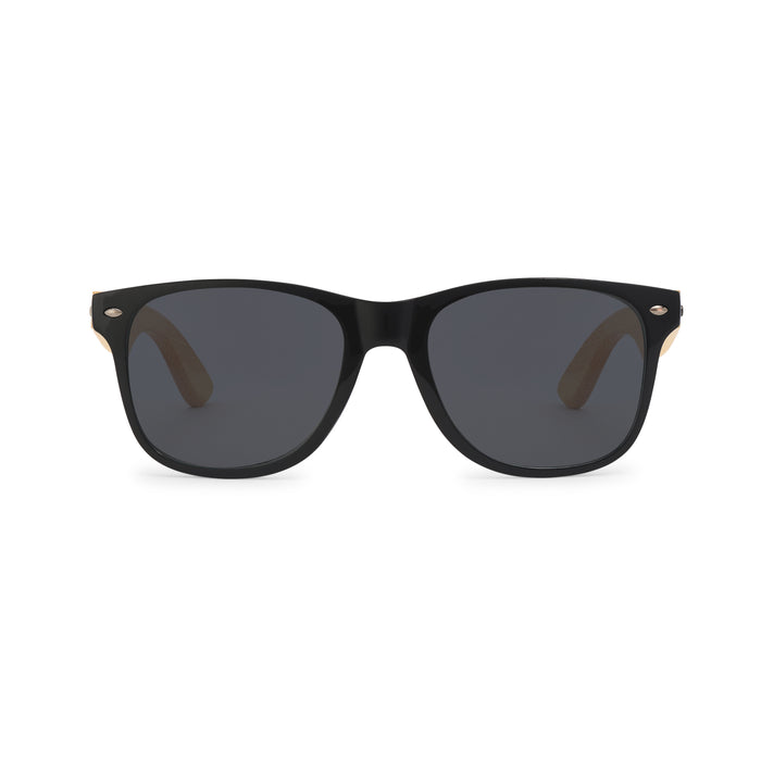 CapeShades Recycled Bamboo Sunglasses Black Frame
