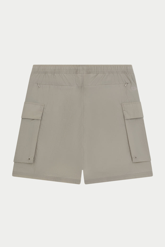 CARGO POCKET SWIM SHORTS - BEIGE