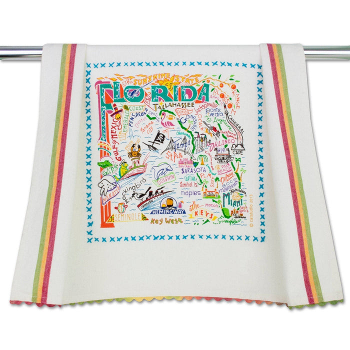 Florida Dish Towel - Pine & Moss