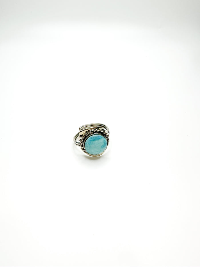 Celi Agate Turquoise Ring