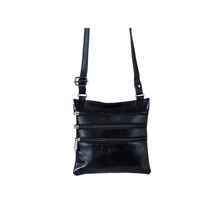 115568-01-CHAMPSSacabandouliereencuir-01-2468200032-CHAMPS | Leather crossbody bag-Women's Handbags | Accessories-Champs-Yellow Shoes