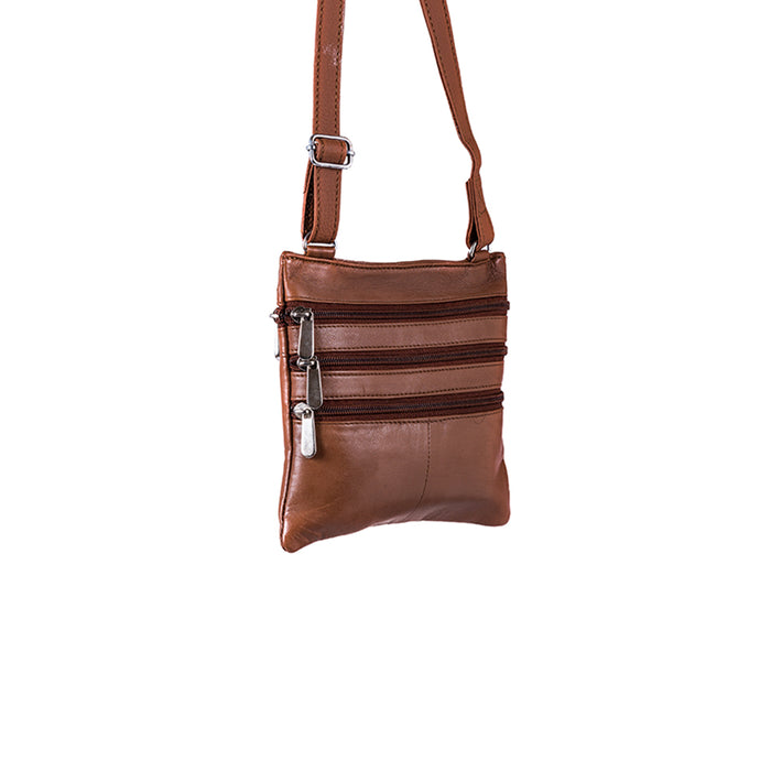 115568-30-CHAMPSSacabandouliereencuir-02-CHAMPS | Leather crossbody bag-Women's Handbags | Accessories-Champs-Yellow Shoes