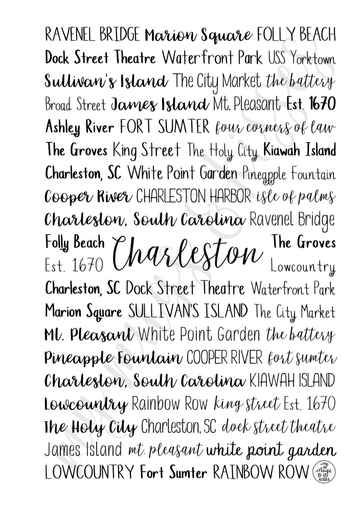Charleston, SC Spiral Notebook