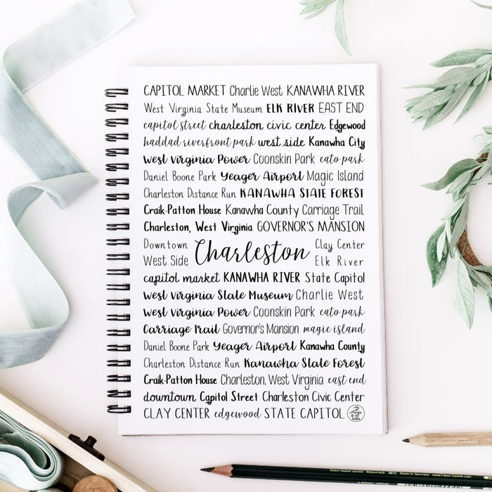 Charleston, WV Spiral Notebook