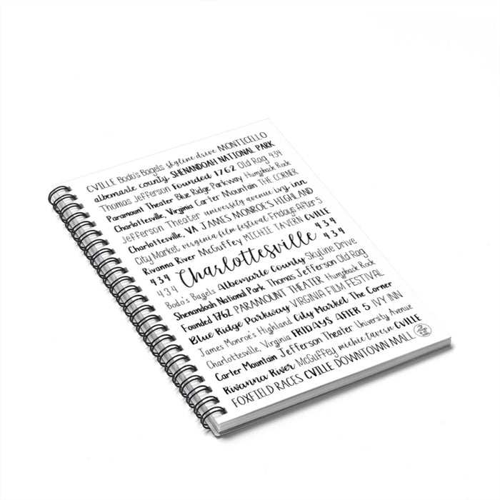 Charlottesville, VA Spiral Notebook