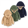 Children's Autumn And Winter Clothing | Boys Cashmere Winter Coat