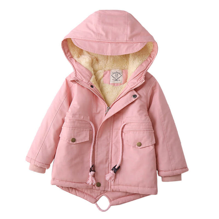 Children's Autumn And Winter Clothing | Boys Cashmere Winter Coat