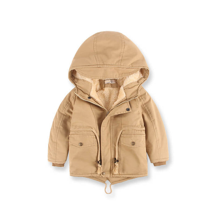 Children's Autumn And Winter Clothing | Boys Cashmere Winter Coat
