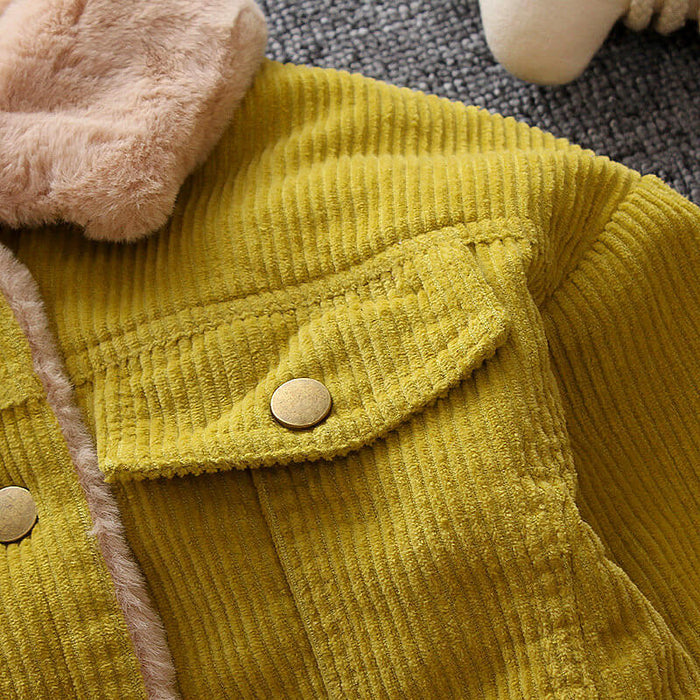 Children's Long Sleeve Zip-Up Jacket | Cotton Zipper Hoodie For Kids
