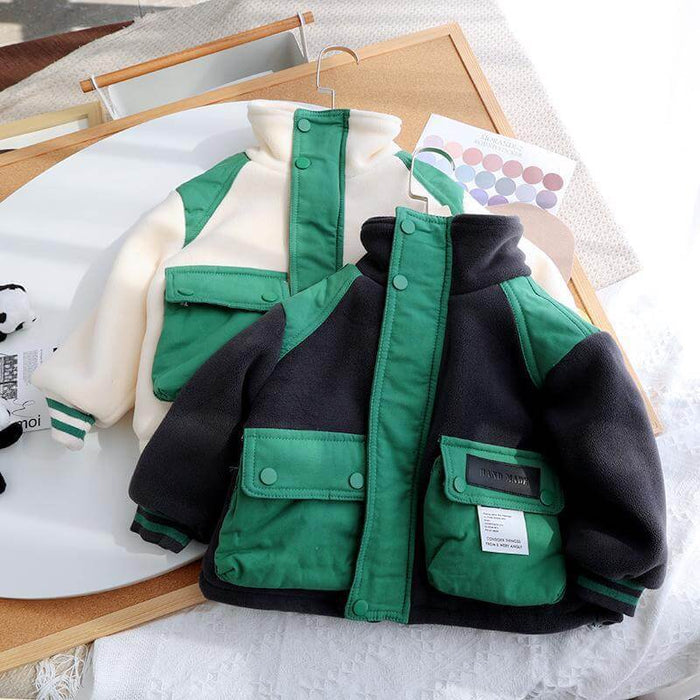 Children's Thickened Polar Fleece Jacket | Warm Fleece Jacket For Kids