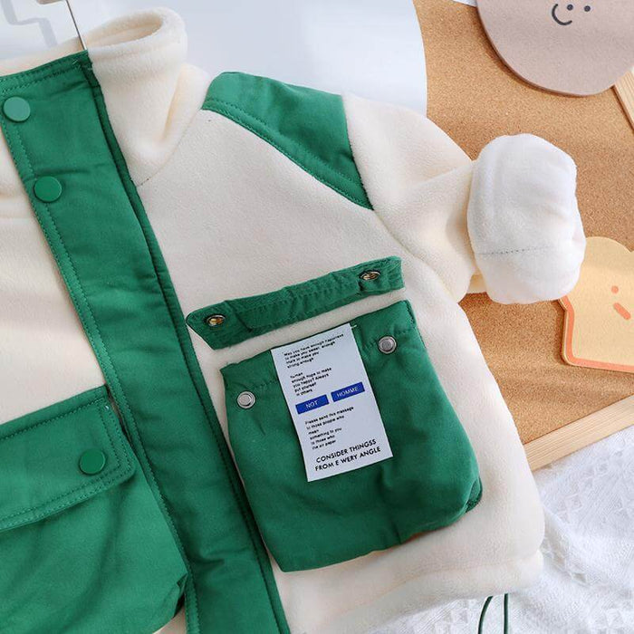 Children's Thickened Polar Fleece Jacket | Warm Fleece Jacket For Kids