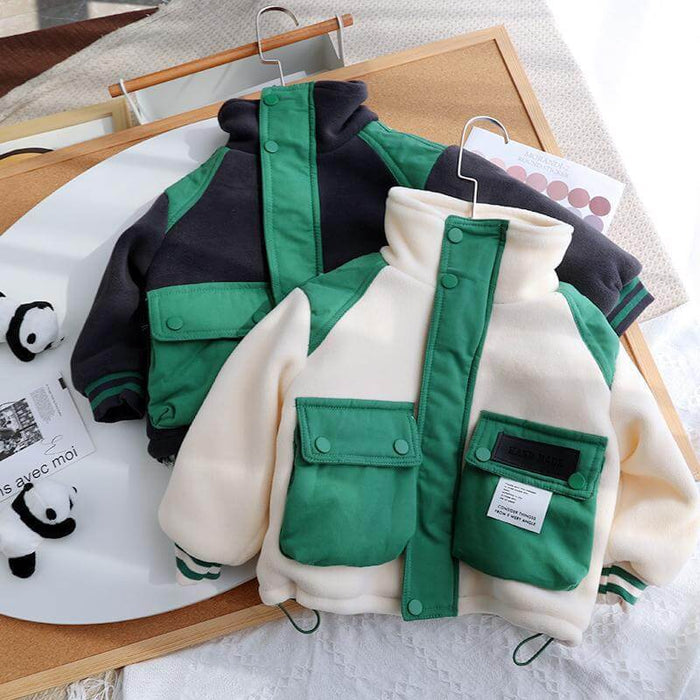 Children's Thickened Polar Fleece Jacket | Warm Fleece Jacket For Kids