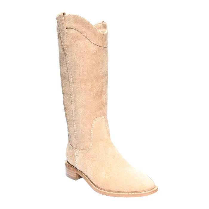 Chinese Laundry merida caramel beige western boot front