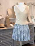 Christie V-Neck Top in Sparkly Sand front