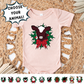 Christmas Animal Wreath- Choose Your Animals – Infant/Toddler/Youth