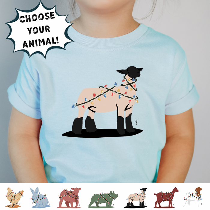 Christmas Lights- Choose Your Animals – Infant/Toddler/Youth