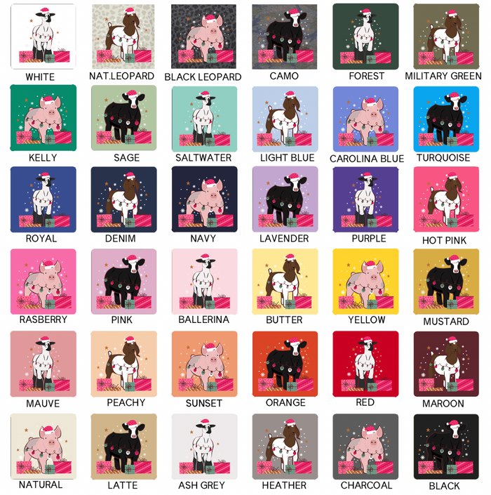 Christmas Present- Choose Your Animals – Infant/Toddler/Youth