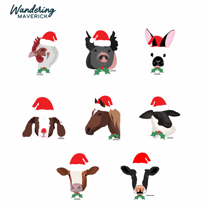 Christmas Spirit- Choose Your Animals – Infant/Toddler/Youth