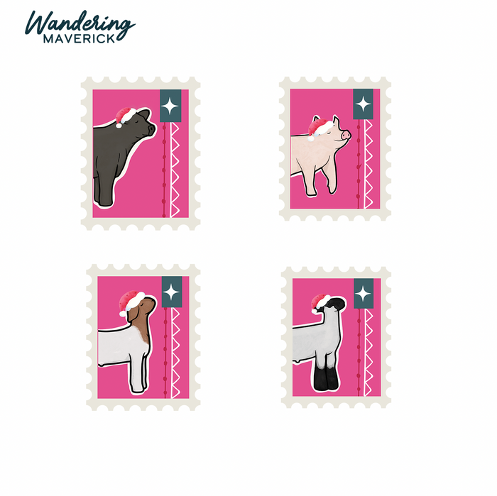 Christmas Stamp- Choose Your Animals – Infant/Toddler/Youth
