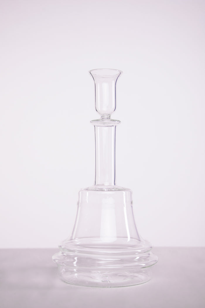 Clear Candle Holder