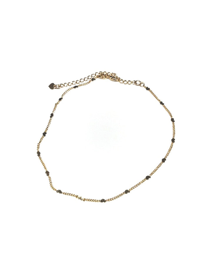 Delicate Hearts Anklet in Gold plated sterling