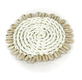 Coaster with Cowrie shells