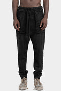 MD75 | AW25 - Coated drop crotch sweatpants MD12166