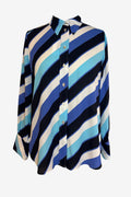 Collared Multi Blue Shirt