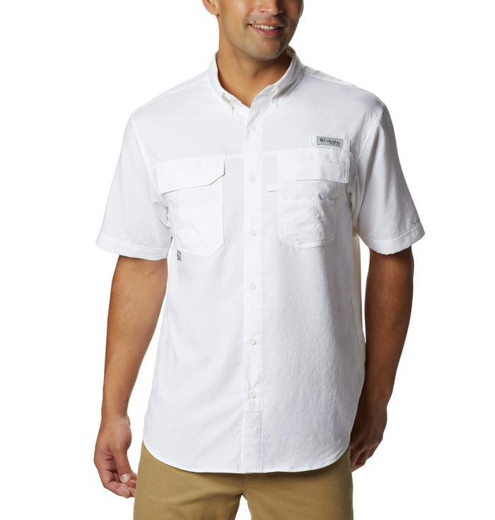 Columbia Blood and Guts III - Camisa de Manga Corta para Hombre, Impermeable