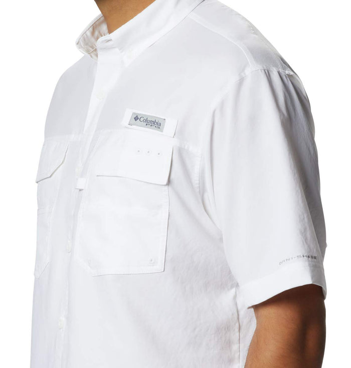 Columbia Blood and Guts III - Camisa de Manga Corta para Hombre, Impermeable