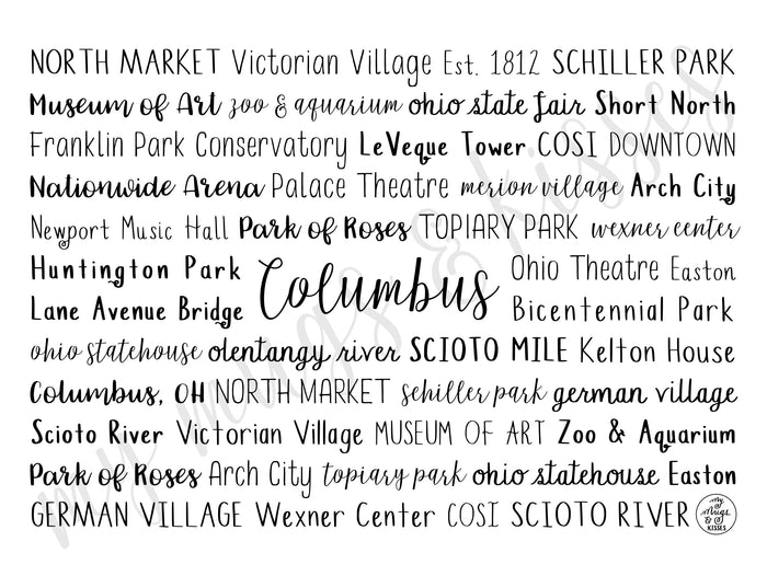 Columbus, OH Tumbler
