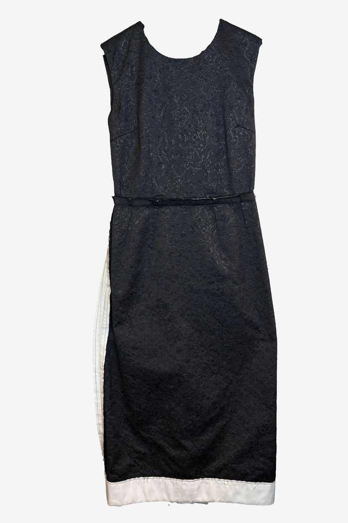 Comme Des Garcons Floral Jacquard Midi Dress