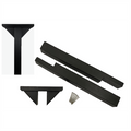 Composite Library Post and Topper Kit Black