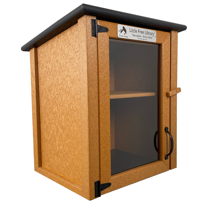 Composite Two Story Cedar Little Free Library