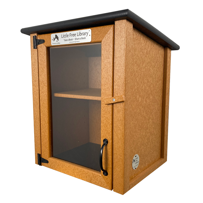 Composite Two Story Cedar Little Free Library