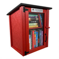 Composite Two Story Red Little Free Library