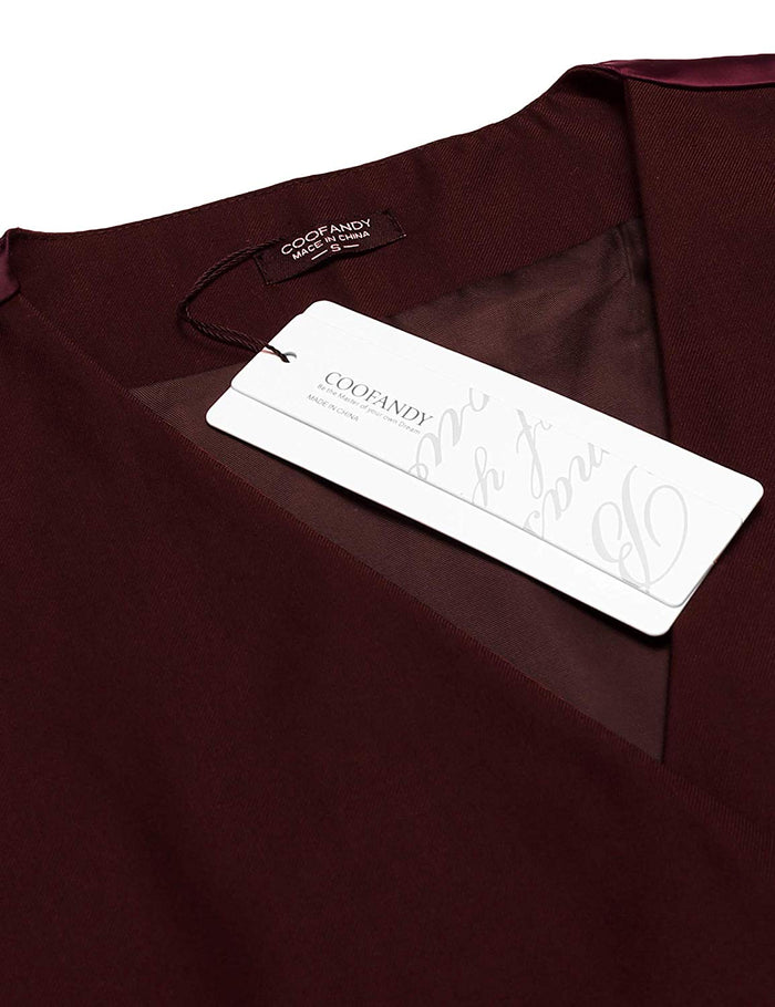 COOFANDY Chaleco de Vestir para Hombre, Estilo Formal, Ajustado, Chaleco