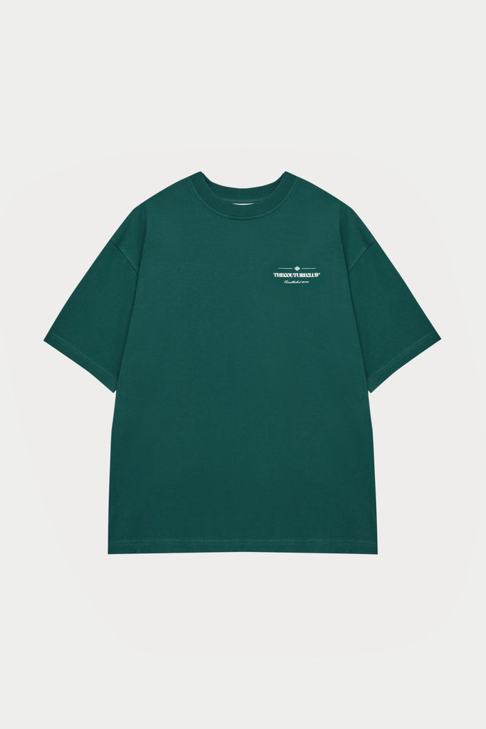 COPYRIGHT MULTI GRAPHIC T-SHIRT - FOREST GREEN