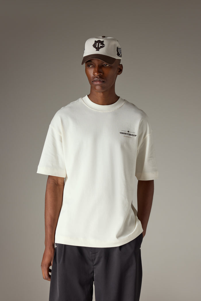 COPYRIGHT MULTI GRAPHIC T-SHIRT - OFF WHITE