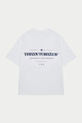COPYRIGHT MULTI GRAPHIC T-SHIRT - WHITE/NAVY