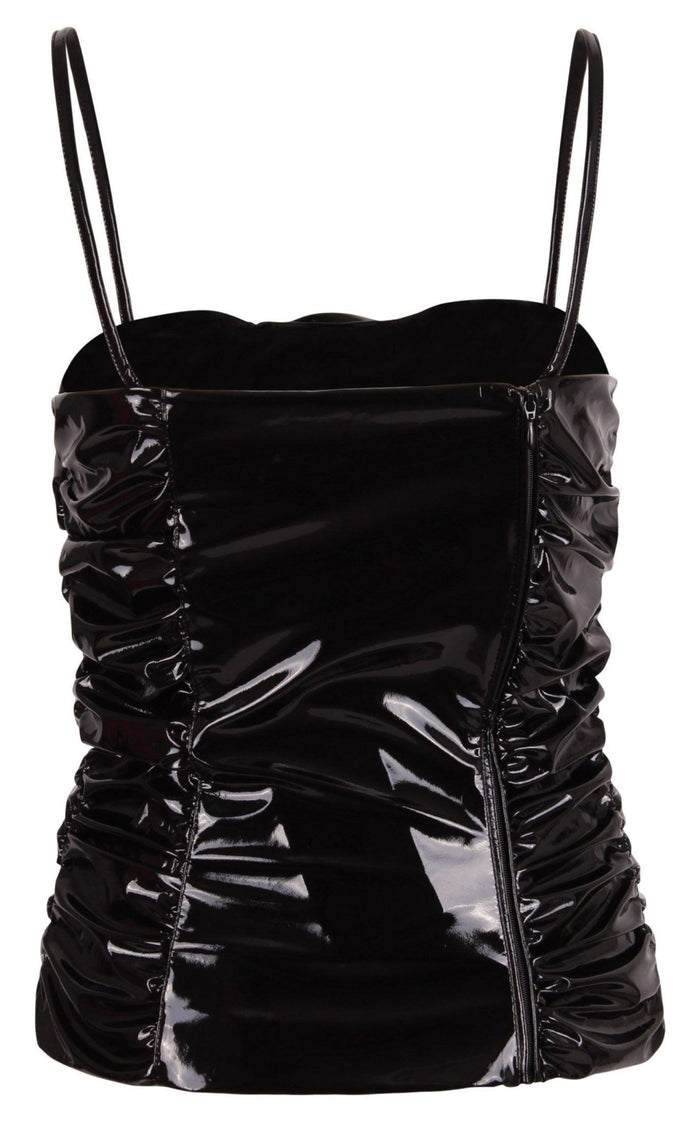 Blumarine Corsage Ruched Top - Runway Catalog