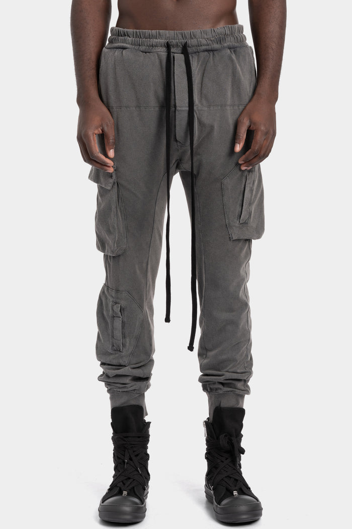 Thom Krom | SS26 - Cotton contrast sweatpants , Used grey MST512