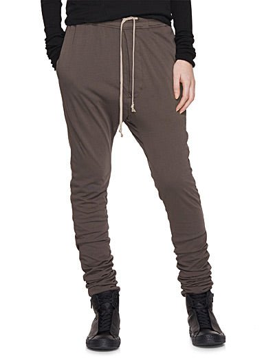 Rick Owens Cotton Jersey Lounge Pants - Runway Catalog