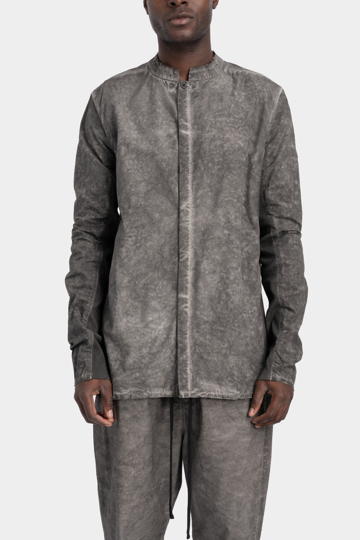 Thom Krom | SS26 - Cotton poplin shirt , Vegetal black MH178