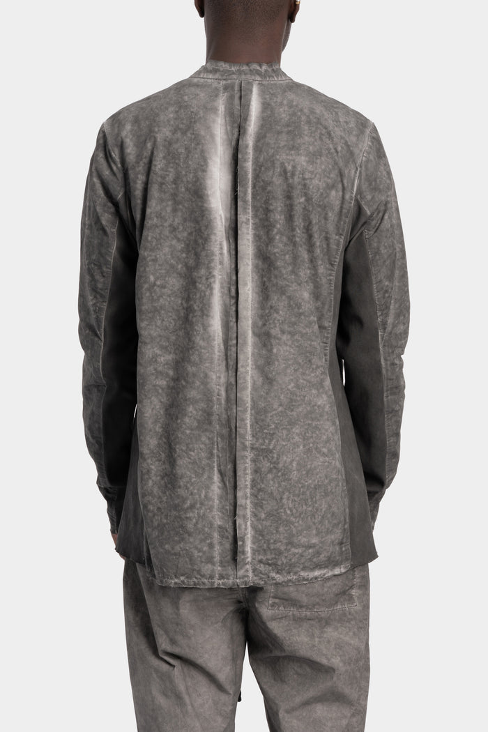 Thom Krom | SS26 - Cotton poplin shirt , Vegetal black MH178