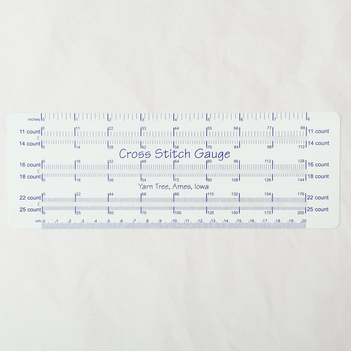 Cross Stitch Gauge and Rule-Stitched Modern