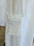 white cross body cell phone bag